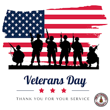 The Library will be closed in observance of the Veterans Day holiday